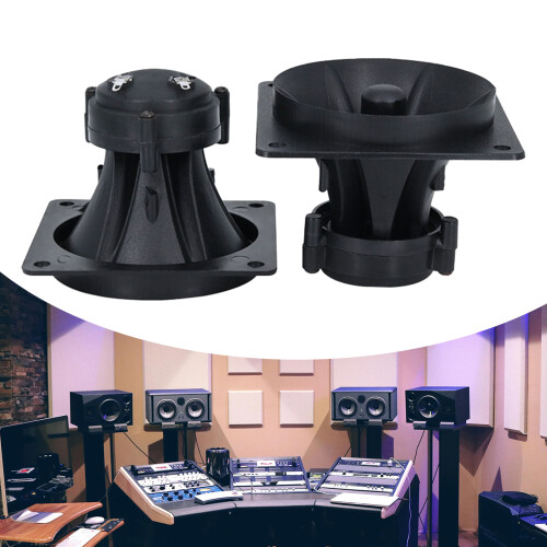 1pair 3Inch Square Horn Tweeter Speaker Piezoelectric Ceramic 1