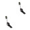 2Pcs Retractable Kids Growth Meter Black ABS PVC Portable Height Ruler 5