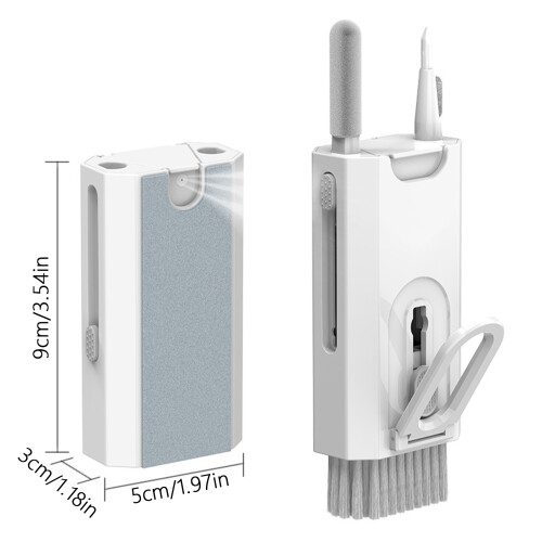 Electronics Cleaning Set With Brushes Fiber Cloth For-white 2