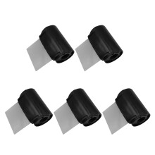 Set van 5 zwarte filmbussen voor 35 mm/135 mm