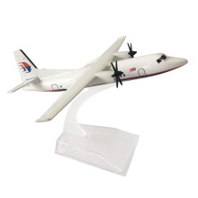 1:400 Alloy Fokker FK50 Model Aeroplane Model Simulation Aviation Science Exhibition Model