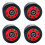 1Jgo Resistente PU Dobles Para Outdoor Negras 3