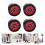 1Jgo Resistente PU Dobles Para Outdoor Negras 4