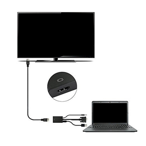 VGA naar converters Geluid Video Kabeladapter-Audioscheiding 2