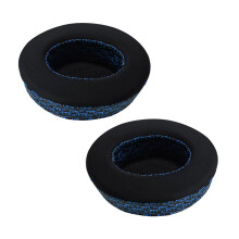 Breathable Ear Pad Ear Cushions Compatible for-black blue print