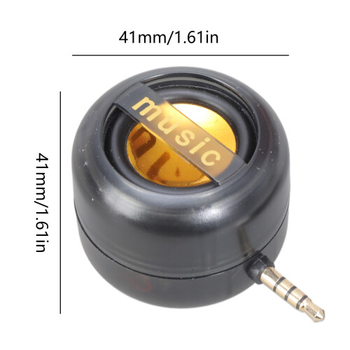 3,5 mm plug Mini krachtige luidspreker Draagbare 3D surround-Wit 1