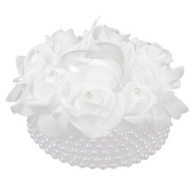 4Pcs European Style Rose Cake Shaped Wedding Ring Box Container