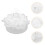 4Pcs European Style Rose Cake Shaped Wedding Ring Box Container 9