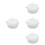 4Pcs European Style Rose Cake Shaped Wedding Ring Box Container 6