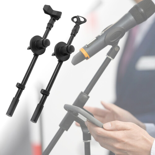Portable Mic Stand Boom Arm with Multifunctional-spring clip 2