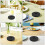Rotating Table Stand Turntable 360 Round Base 10Cm For Menu Display 7