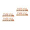 4 Pcs Cat Auto Temporary Parking Number Plate 5