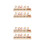 4 Pcs Cat Auto Temporary Parking Number Plate 8