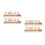 4 Pcs Cat Auto Temporary Parking Number Plate 4