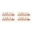 4 Pcs Cat Auto Temporary Parking Number Plate 9