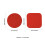 (8pcs) Simple to Use Jar Opener Pad Rubber Materials-Red 4