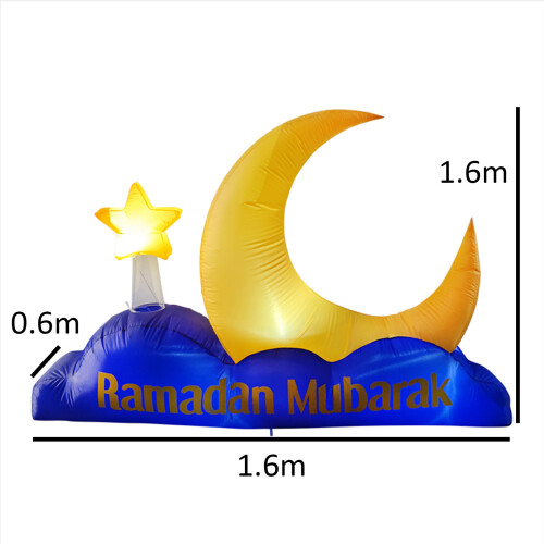 Aufblasbare Ramadan-Dekoration mit LED-Lichtern für-1,6 Mio 1
