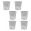 Pack of 6 Automatic Watering Transparent Plant Pots for Root 1