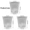 Pack of 6 Automatic Watering Transparent Plant Pots for Root 3
