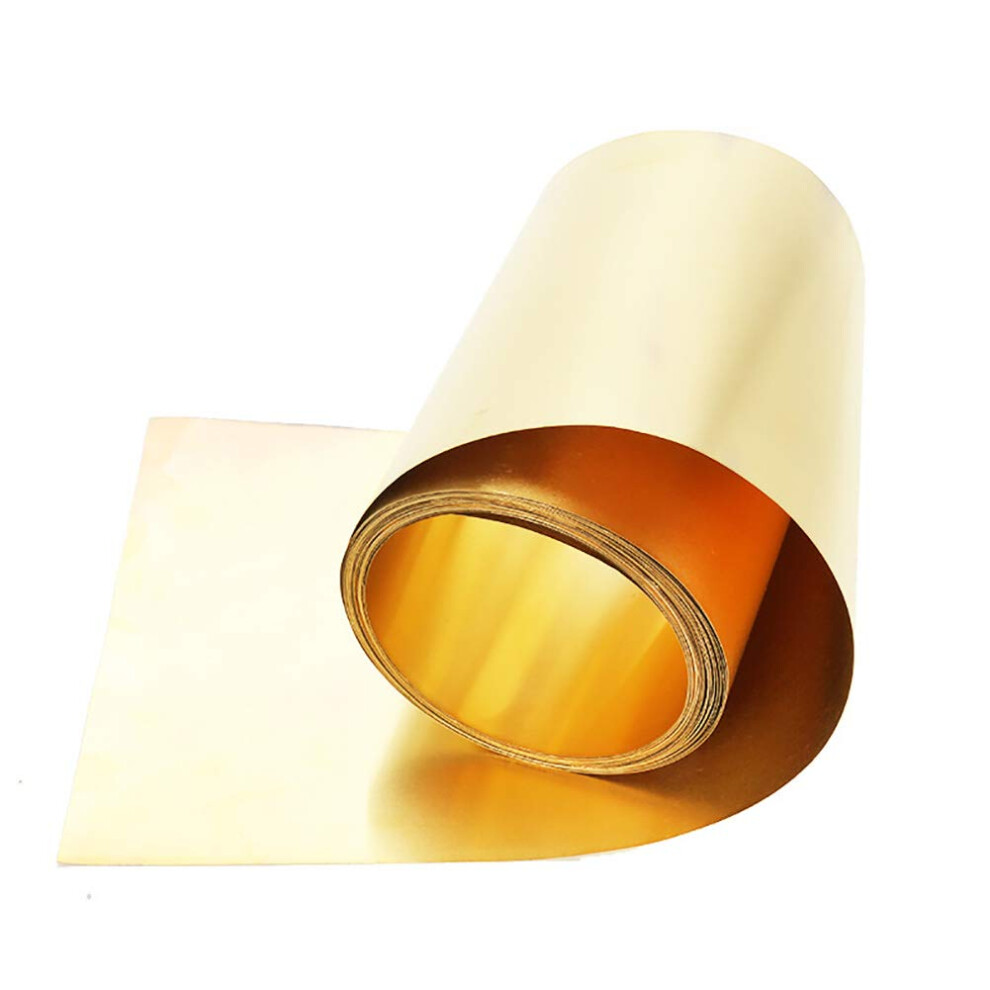 Brass Sheet And Foil Roll 0.7Mm Thickness Conductivity For Metalworking And Craft Projects 9365369452015
