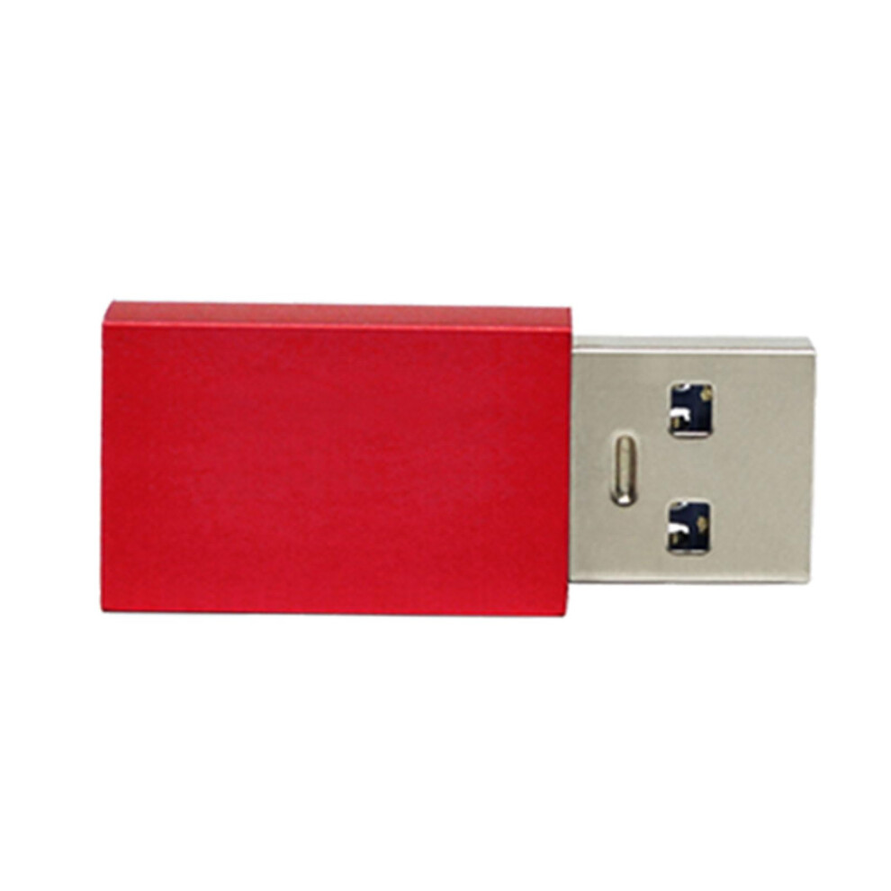 Usb Data Blocker Safe Charging Adapter Antihacking Protection Voltage 12V 3A Red 9347817445312