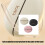 Draagbare oplaadbare handwarmers met afneembare-Beige 3