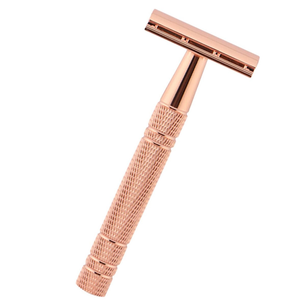 Golden Razor Razor Sharp Manual Razor Interchangeable Blades Men Shaver Razor Made Of Metal Beard Razor The Head Is A Zinc Alloy
