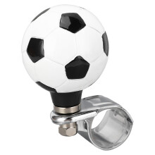 Volante antiscivolo a forma di pallone da calcio, pomello del volante, pomello girevole, manopole girevoli, pomello del volante per veicoli, pomello