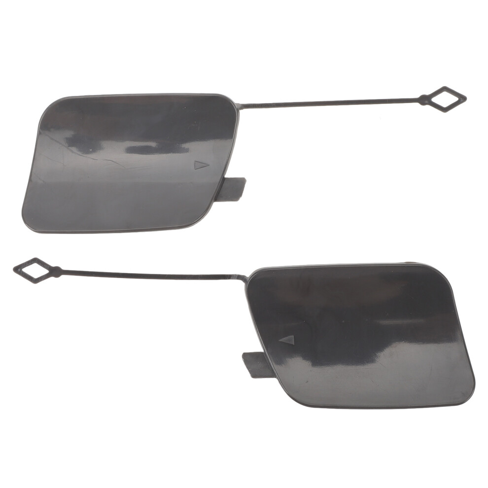 Vehicle Tow Hook Eye Cover Cap Set Oxidation Resistant Impact Resistant Direct Replacement Sleek Design Easy Install Enhanced Protect Dur 9190834578286