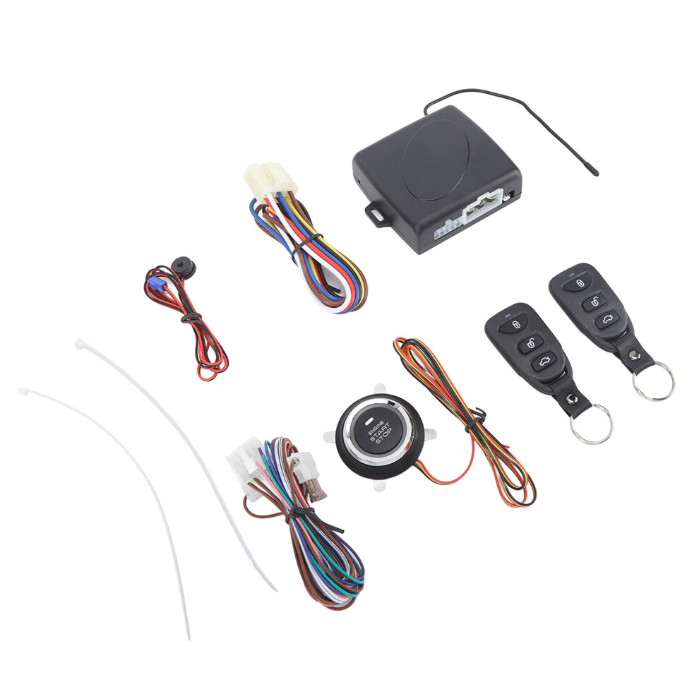 Dc12v Keyless Car Alarm System With Remote Start & App Control 9381369767829