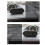 Luminous Car Dashboard Clock with Temperature Display, ABS Material 6