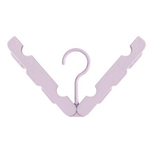 Percha plegable portátil con ranuras antideslizantes para viajes, hoteles, coches, escuelas. Construcción de ABS duradera. Perchero ajustable.