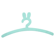 Kleiderbügel aus Naturholz mit niedlichem Tierohren-Design, rutschfest beschichtet, leichtes Set zur Aufbewahrung von Kinderkleiderschränken und