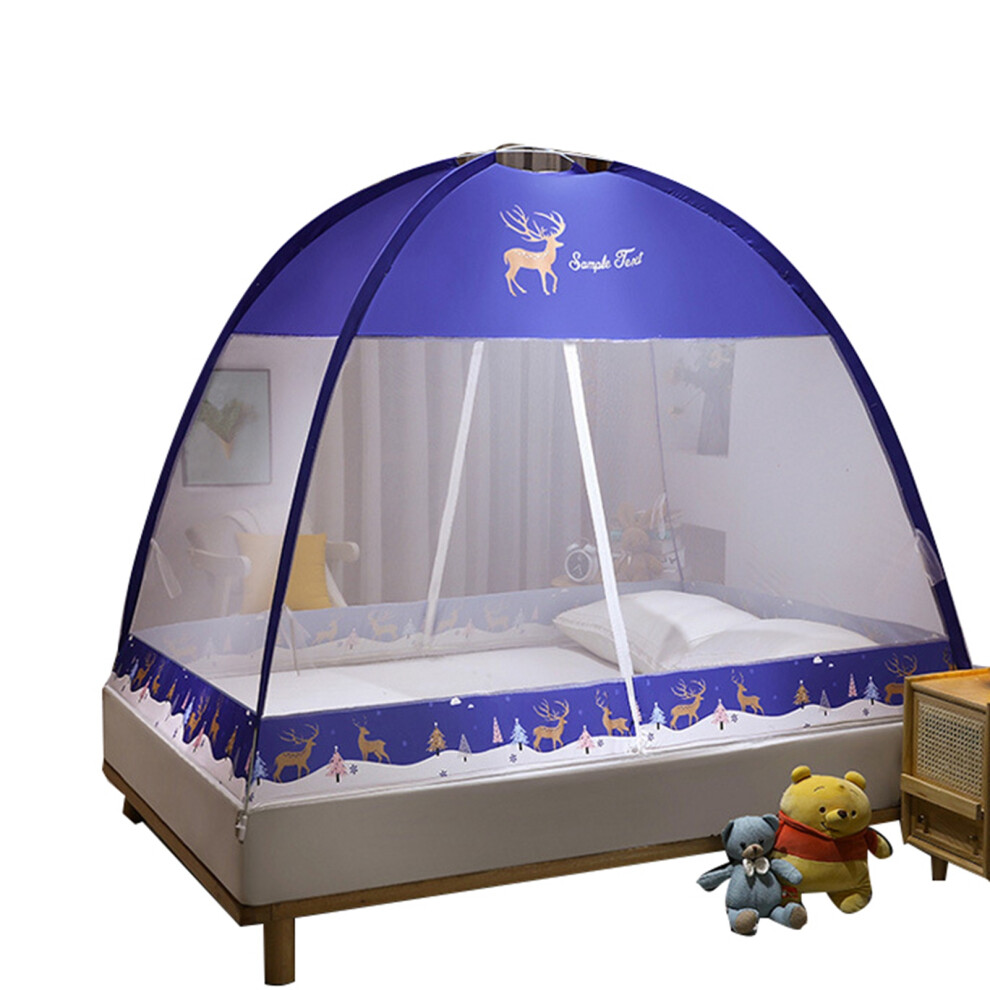 Multifunctional Premium Quality Pop-Up Mosquito Net Tent, Folding Portable Design High Density Mesh Fabric, Easy to Pop-Up and Fold for Dormitories Ho