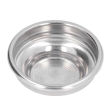 Filtro de aço inoxidável para espresso perfeito: a chave para um creme rico e goles saborosos. Compatível com máquinas de espresso. 58 mm