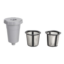 Exklusives Design, wiederverwendbarer Kaffeefilter, Brühkorb aus Edelstahl, umweltfreundliche Kaffeelösung, spülmaschinenfester Brühfilter für
