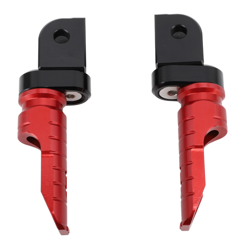 Anti Slip Rider Footrests Pegs Motorcycle Front Pedals Aluminum Alloy Durable With Anodized Treatment Stylish And Sophisticated Enhance Safety Easy 9190834871752