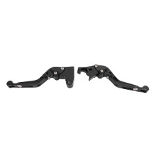 Short Brake And Clutch Levers Motorcycle CNC Billet Aluminum Short Adjustable Levers For YZF R3 R25 MT03 MT25 With Stainless Steel Fasteners Easy