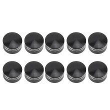 Tampa do parafuso do cabeçote interno de 9 mm para motocicletas Harley Touring, Dyna e Softail. Tampa de alumínio com presilha interna de aço