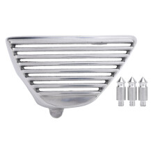 Presisjonsregulatordeksel for Monkey Bike Z50Z50J, påboltbart aluminiumsdeksel med enkel monteringsmekanisme, vertikal grilldesign, slitesterk støpt