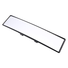 Car Rearview Mirror Universal Fit Curved Design HD Glass Anti Shake Wide Angle Panoramic View Interior Clip On For Cars SUV Trucks