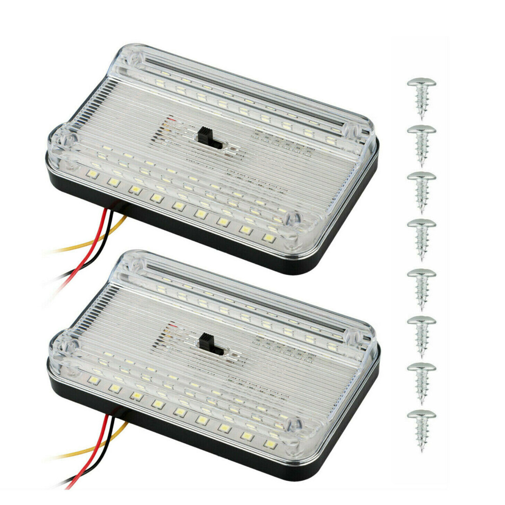 Interior Ceiling S, Super Bright Low Power Consumption Dome Roof Ing On Off Switch Design Easy To Install Universal Fitment Slim Light 9482726460756