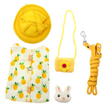 1Set Clothing and Tableware with Hat and Breathable Harness for Small and MediumSized Pets from Bequem