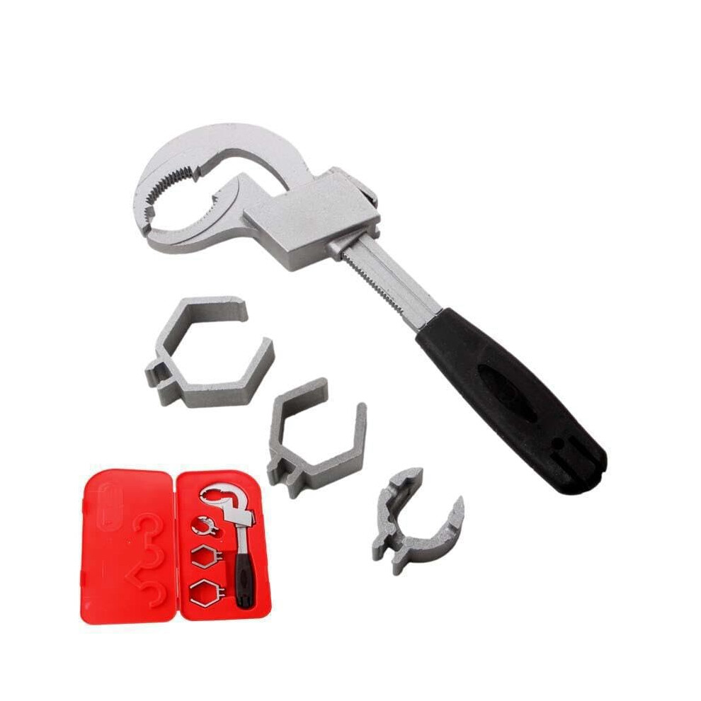 Adjustable Sink Wrench Multipurpose Spanner Plumbing And Water Pipe Faucet Hand Tool For Bathroom And Kitchen 9365049801911