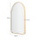 Living And Home Arched Wall Mirror with Aluminum Alloy Frame 6