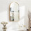 Living And Home Arched Wall Mirror with Aluminum Alloy Frame 2