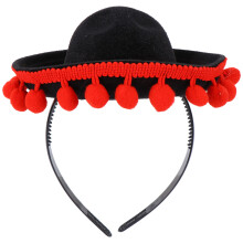 2 haarreifen mexiko-stil, , für karneval & fotos