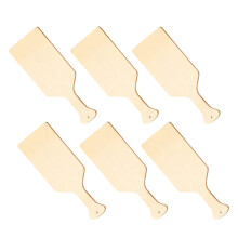 6St Onbehandelde Paddle Snijplanken Beige Voor Knutselprojecten