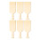 6St Onbehandelde Paddle Snijplanken Beige Voor Knutselprojecten 10