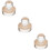 3St Compact Eyeshadow Stamper Met Transparante Acrylic Materiaal 10